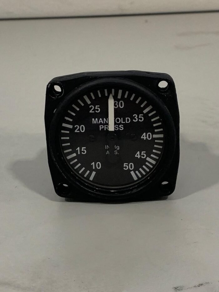 U.M.A. INSTRUMENTS 7-100-10 Manifold Pressure Gauge, 2-1/4 inch 10-50 HG Non-TSO