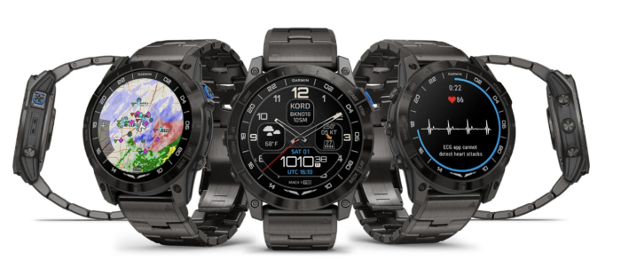 Relógio Garmin D2 Mach 1 Pro w/ Ti Band - Imagem 5