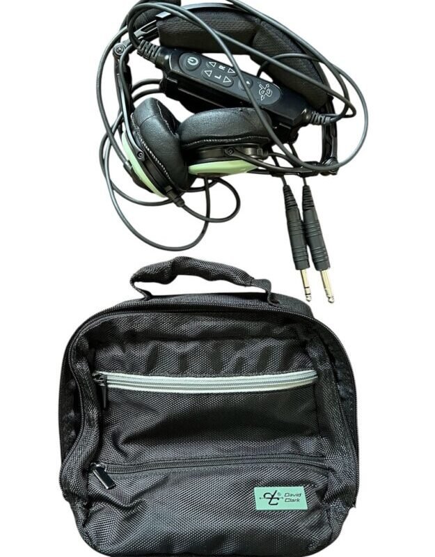 DAVID CLARK-HEADSET PRO-X2 DUAL PLUG C/ BLUETOOTH SEMI NOVO C/ ESTOJO