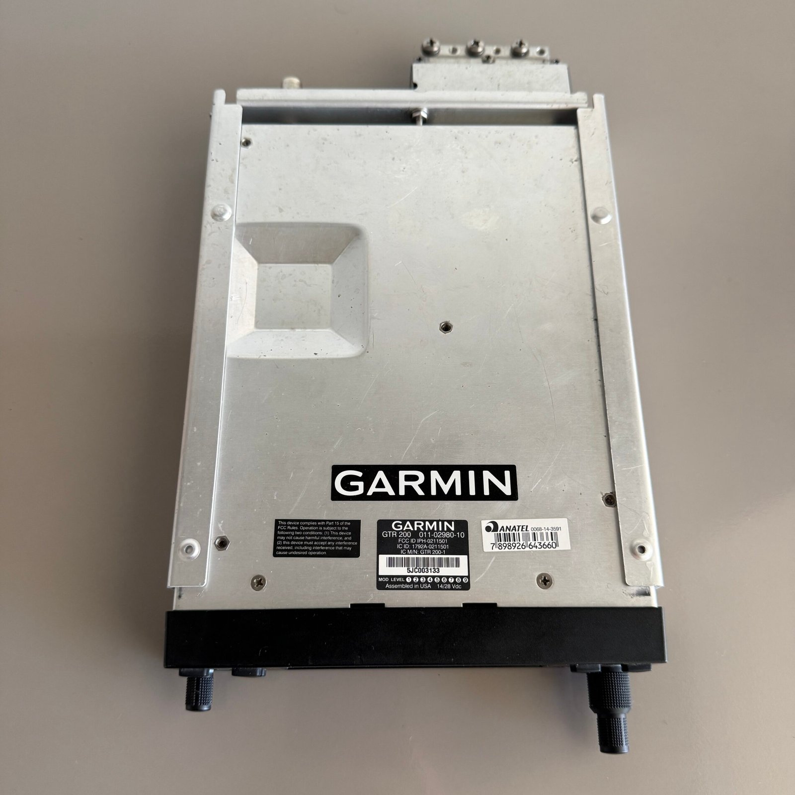 Rádio Garmin GTR 200 com Rack e Conector (Experimental) - Imagem 3