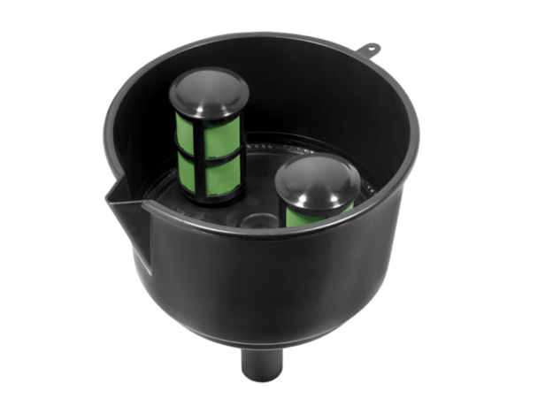 Funil com Filtro Duplo